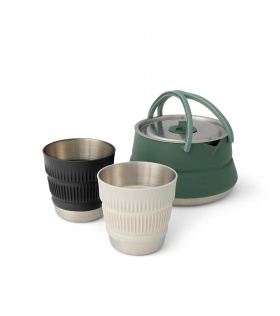 Комплект за готвене Sea To Summit Detour Stainless Steel Collapsible Kettle Cook Set 1.6l - 3 piece