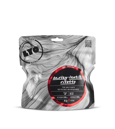 Ризото с леща, ечемик и мус от авокадо LYO Barley-lentills Risotto with Avocado mousse 500g