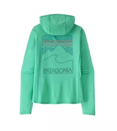 Блуза Patagonia Capilene Cool Sun Hoody - Peak Visions 40+ UPF W's