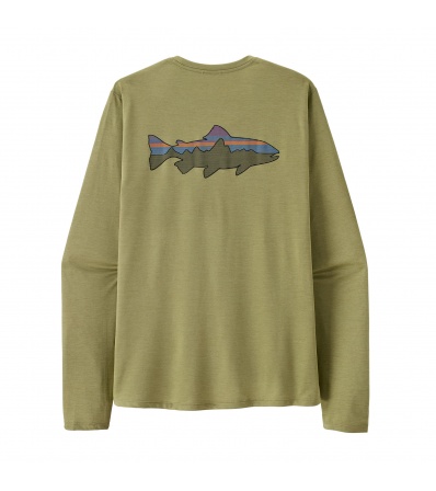 Блуза Patagonia Long-Sleeved Capilene Cool Sun Shirt - Fitz Roy Trout M's