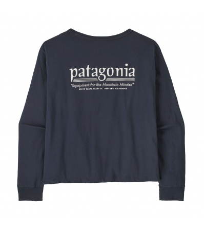 Блуза Patagonia Long-sleeved Easy Cut T- Shirt - Hut Tripper W's