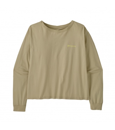 Блуза Patagonia Long-sleeved Easy Cut T- Shirt - Hut Tripper W's