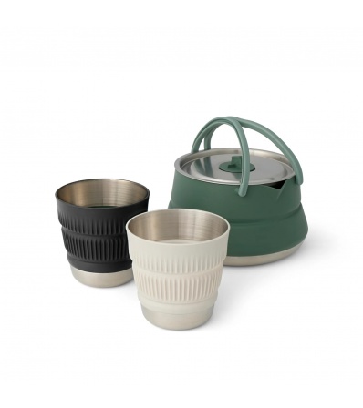 Комплект за готвене Sea To Summit Detour Stainless Steel Collapsible Kettle Cook Set 1.6l - 3 piece