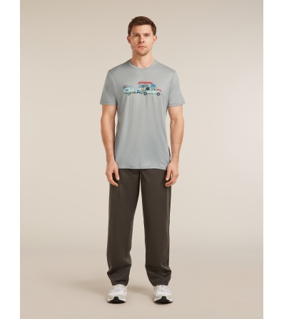 Тениска Icebreaker Merino 150 Tech Lite SS Tee Transportage M's