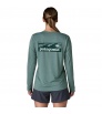 Блуза Patagonia Long Sleeved Capilene Cool Daily Shirt - Boardshort Logo W's